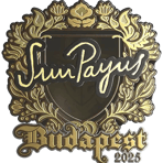 Sticker | SunPayus (Gold) | Budapest 2025