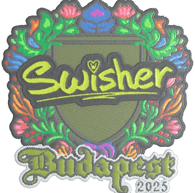 Sticker | Swisher (Embroidered) | Budapest 2025