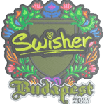 Sticker | Swisher (Embroidered) | Budapest 2025
