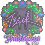 Sticker | Tiger (Embroidered) | Budapest 2025