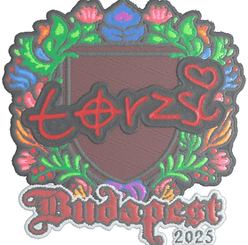 Sticker | torzsi (Embroidered) | Budapest 2025