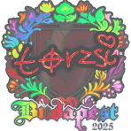 Sticker | torzsi (Holo) | Budapest 2025