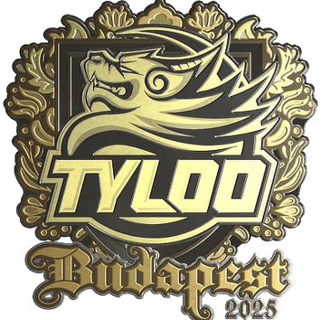 印花 | TYLOO（金色）| 2025年布达佩斯锦标赛