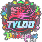 Sticker | TYLOO (Holo) | Budapest 2025