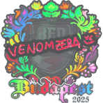 Sticker | venomzera (Holo) | Budapest 2025