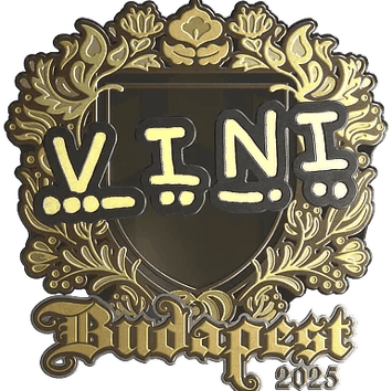 Sticker | VINI (Gold) | Budapest 2025