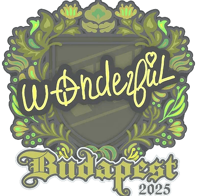 Sticker | w0nderful | Budapest 2025