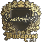 Sticker | westmelon (Gold) | Budapest 2025 image