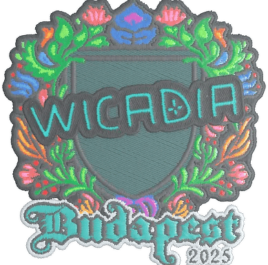Sticker | Wicadia (Embroidered) | Budapest 2025