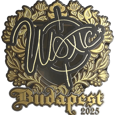 Sticker | woxic (Gold) | Budapest 2025