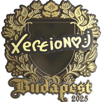 Sticker | xertioN (Gold) | Budapest 2025