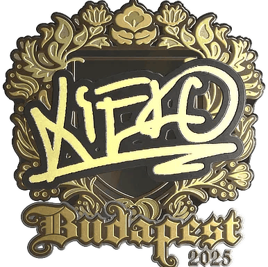 Sticker | xiELO (Gold) | Budapest 2025