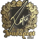 Sticker | XotiC (Gold) | Budapest 2025 image