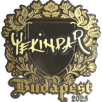 Sticker | YEKINDAR (Gold) | Budapest 2025