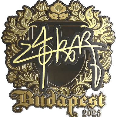 Sticker | z4KR (Gold) | Budapest 2025