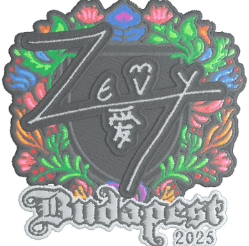 Sticker | zevy (Embroidered) | Budapest 2025