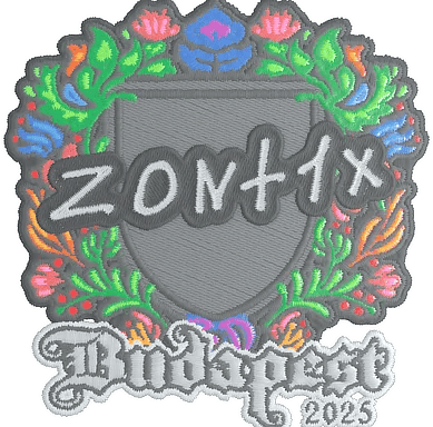 Sticker | zont1x (Embroidered) | Budapest 2025