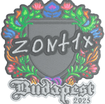 Sticker | zont1x (Embroidered) | Budapest 2025