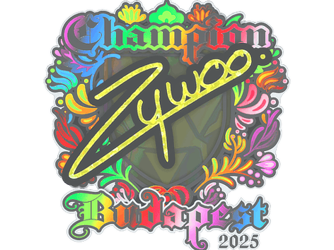 Sticker | ZywOo (Holo, Champion) | Budapest 2025