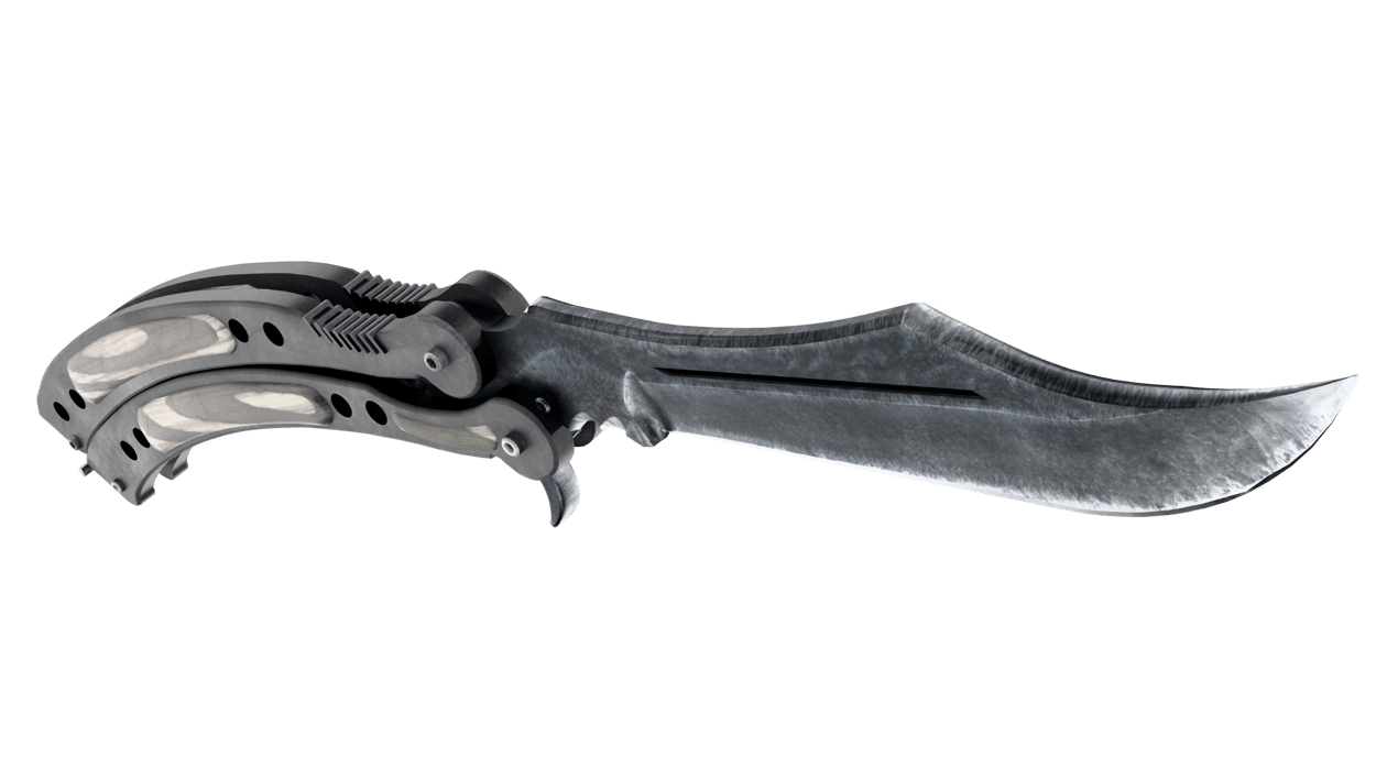 Preview image 5 of ★ Cuchillo Mariposa | Laminado Negro (Recién fabricado)