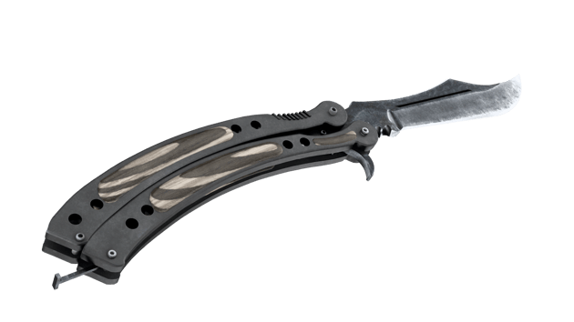 Preview image 4 of ★ Cuchillo Mariposa | Laminado Negro (Recién fabricado)