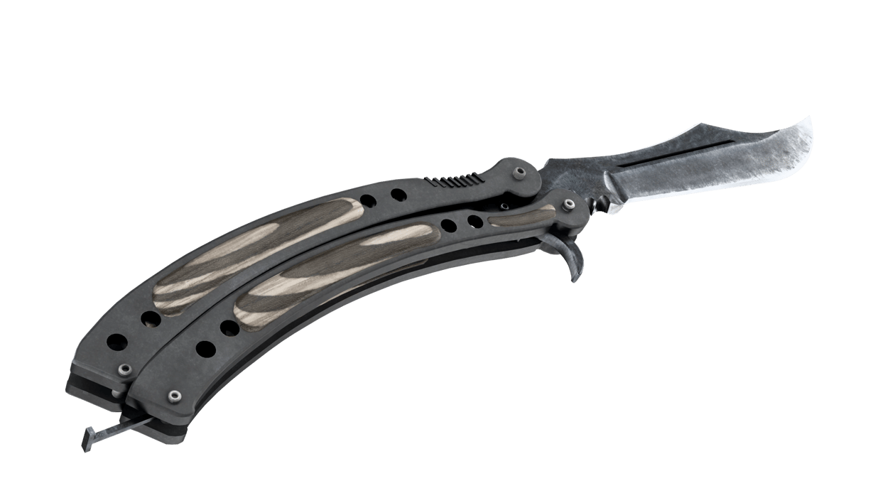 Preview image 4 of ★ Cuchillo Mariposa | Laminado Negro (Recién fabricado)