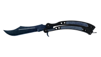 Butterfly Knife | Blue Steel