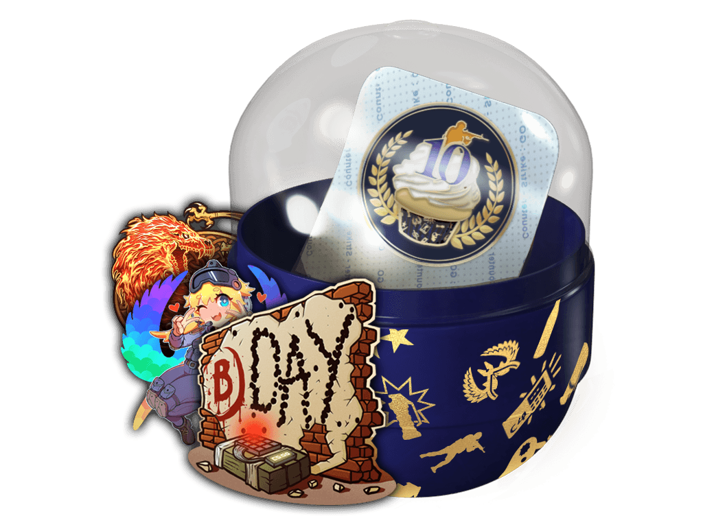 CS:GO 10周年印花胶囊