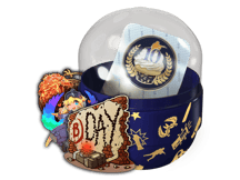 Aufkleberkapsel „10. Geburtstag“