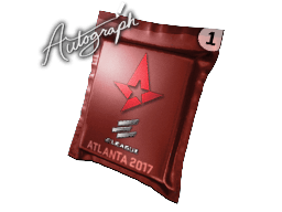 亲笔签名胶囊 | Astralis | 2017年亚特兰大锦标赛