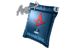 Autogrammkapsel | Astralis | Köln 2016