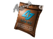 亲笔签名胶囊 | Counter Logic Gaming | 2015年克卢日-纳波卡锦标赛