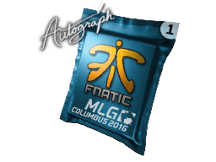 사인 스티커 캡슐 | Fnatic | MLG 콜럼버스 2016
