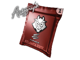 亲笔签名胶囊 | G2 Esports | 2017年亚特兰大锦标赛