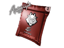 Autogrammkapsel | G2 Esports | Atlanta 2017