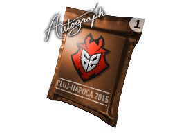 亲笔签名胶囊 | G2 Esports | 2015年克卢日-纳波卡锦标赛