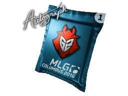 亲笔签名胶囊 | G2 Esports | 2016年 MLG 哥伦布锦标赛