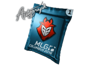 亲笔签名胶囊 | G2 Esports | 2016年 MLG 哥伦布锦标赛