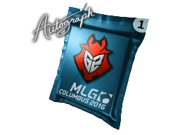 亲笔签名胶囊 | G2 Esports | 2016年 MLG 哥伦布锦标赛
