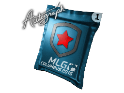 亲笔签名胶囊 | Gambit Gaming | 2016年 MLG 哥伦布锦标赛