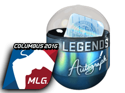 亲笔签名胶囊 | Legends（闪亮）| 2016年 MLG 哥伦布锦标赛