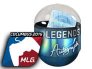 亲笔签名胶囊 | Legends（闪亮）| 2016年 MLG 哥伦布锦标赛