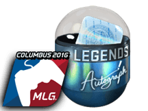 Autogrammkapsel | Legends (Glanz) | MLG Columbus 2016