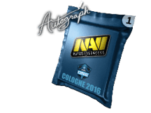 Pojemnik z autografem | Natus Vincere | Kolonia 2016