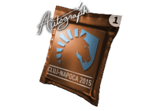 Pojemnik z autografem | Team Liquid | Cluj-Napoca 2015