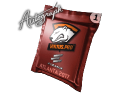 亲笔签名胶囊 | Virtus.Pro | 2017年亚特兰大锦标赛