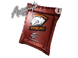 亲笔签名胶囊 | Virtus.Pro | 2017年亚特兰大锦标赛