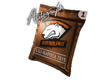 Autogrammkapsel | Virtus.pro | Klausenburg 2015