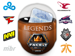Legendy FACEIT London 2018 (hologramowa/foliowana)