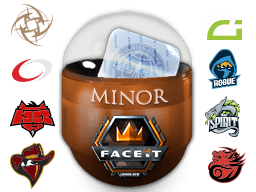 Mistrzowie regionalni FACEIT London 2018 (hologramowa/foliowana)
